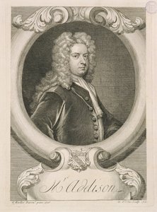 Mr Addison, inciso da George Vertue, 1721